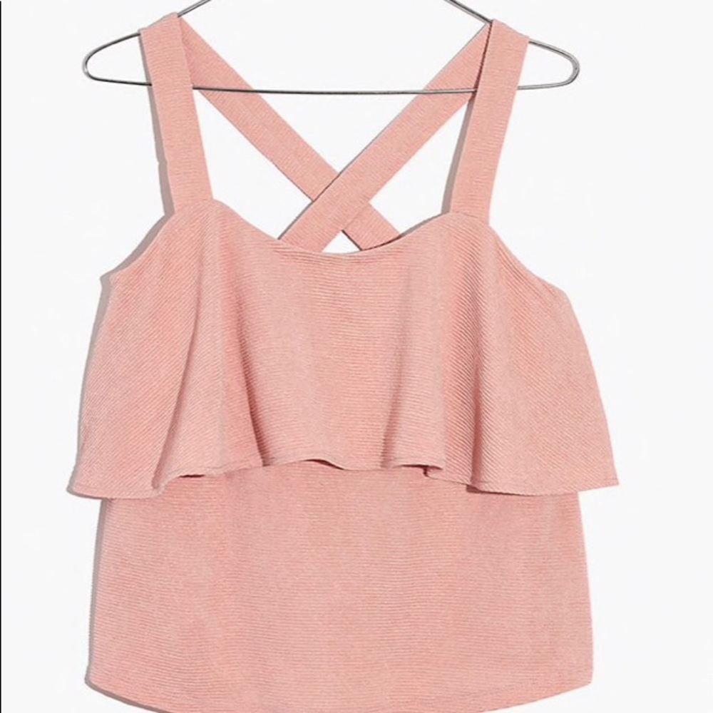 NWOT Texture & Thread Tiered Tank Top